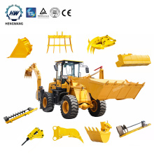 Hot sale 4x4 compact tractor with loader and backhoe